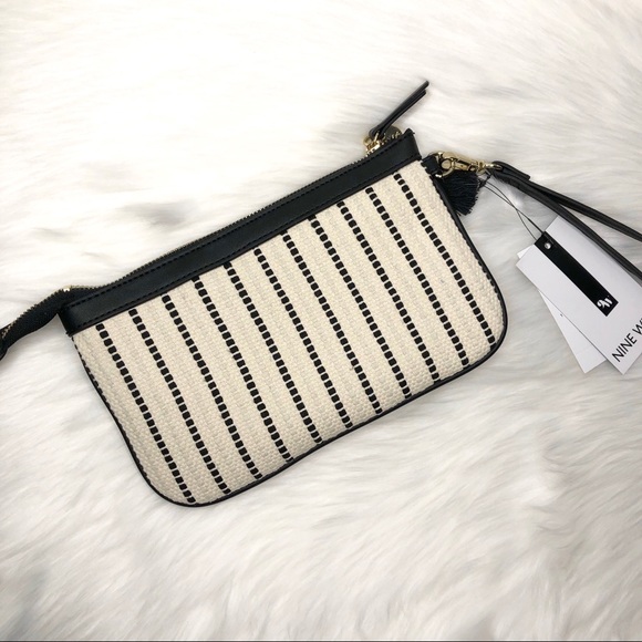 New NINE WEST Astoria SLG Tassel Wristlet - Picture 4 of 11